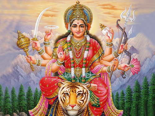 Information on Sri Durga Ashtottara Sata Namavali 108 Names of Goddess Durga Devi 